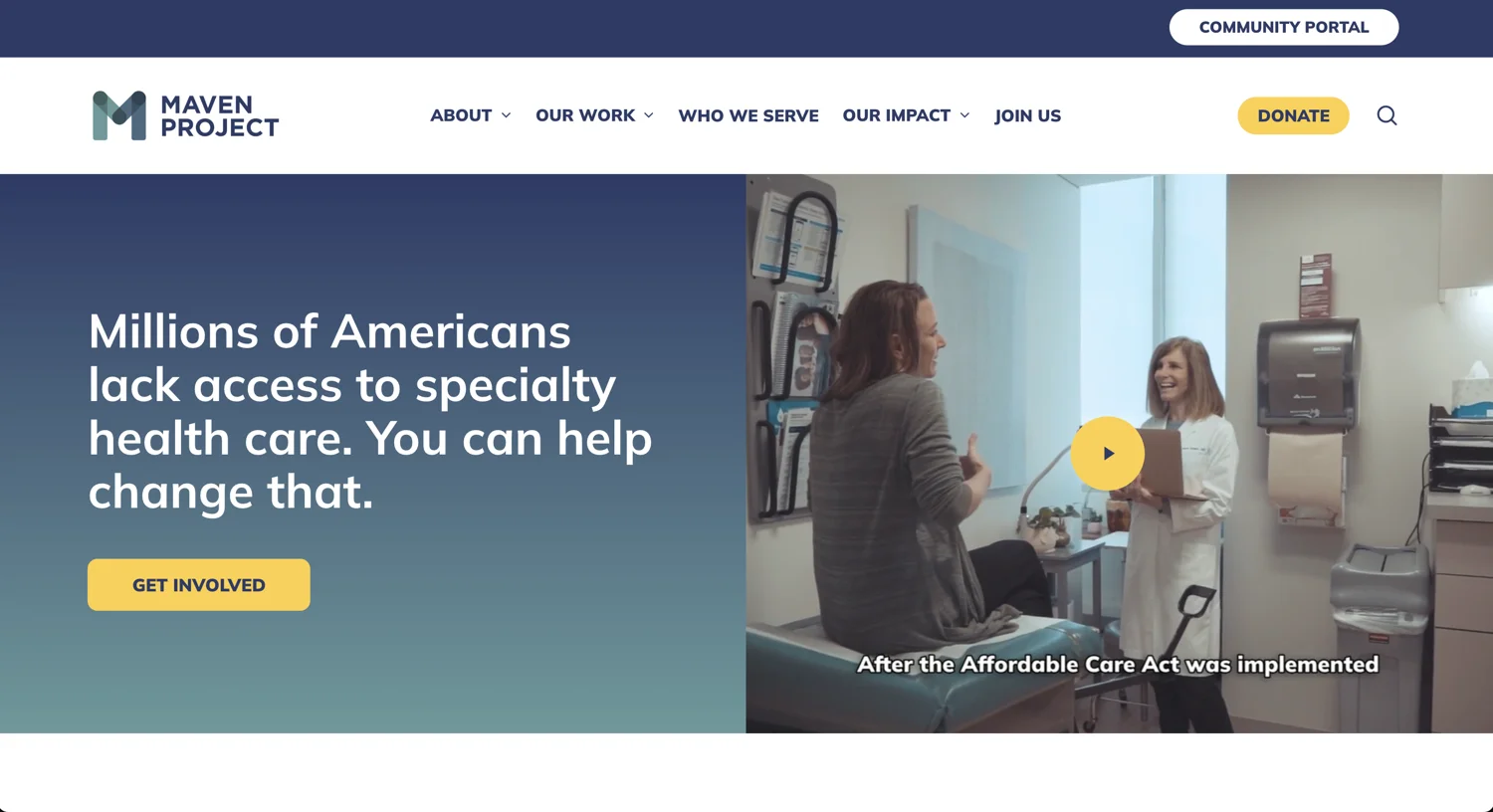 MAVEN Project website from Casey’s portfolio
