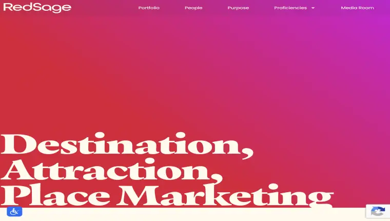 Red Sage Communications website snapshot